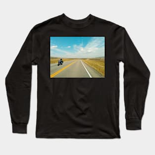 Road trip Canadian Prairies, Alberta, Canada. Long Sleeve T-Shirt